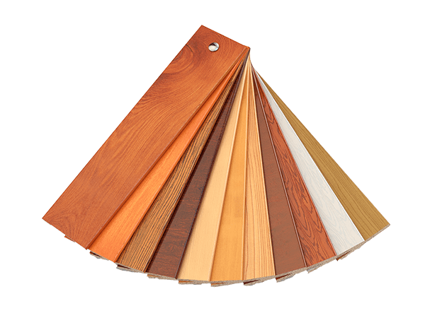 Musterpalette für unterschiedliche Bodenbeläge